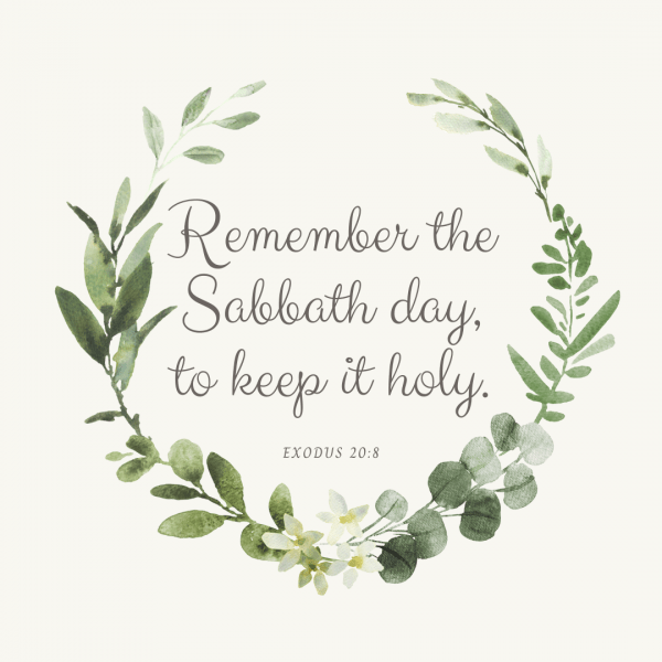 How do you&nbsp;Sabbath?